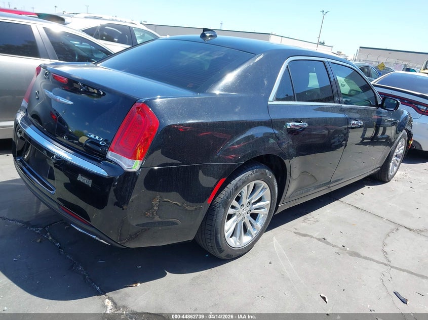 2016 Chrysler 300c VIN 2C3CCAEG9GH342525 IAAI salvage auction — REAR END, Wait Title, sold $1,700 on 2026-07-12 (photo 4)