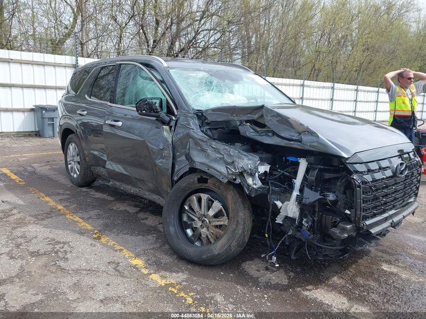 2025 Hyundai Palisade VIN KM8R2DGE7SU882124 IAAI salvage auction — RIGHT FRONT, Scrap (Michigan), sold $9,500 on 2026-07-06 (photo 1)