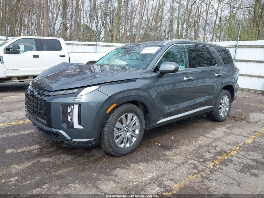 2025 Hyundai Palisade VIN KM8R2DGE7SU882124 IAAI salvage auction — RIGHT FRONT, Scrap (Michigan), sold $9,500 on 2026-07-06 (photo 2)