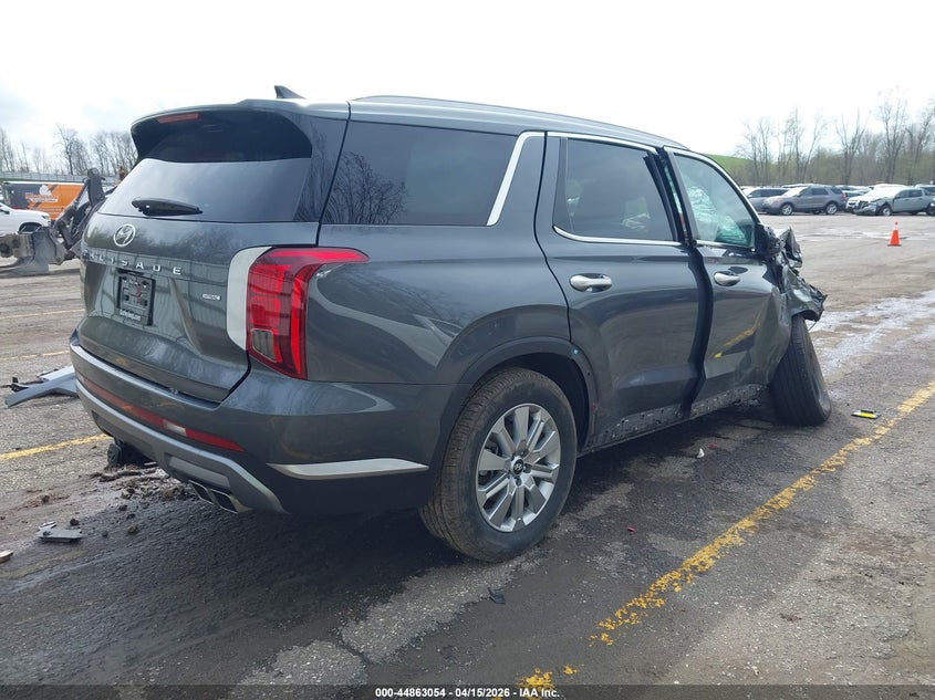 2025 Hyundai Palisade VIN KM8R2DGE7SU882124 IAAI salvage auction — RIGHT FRONT, Scrap (Michigan), sold $9,500 on 2026-07-06 (photo 4)