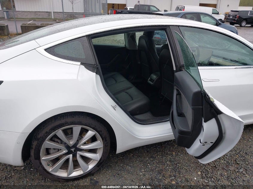 2019 Tesla Model 3 VIN 5YJ3E1EB7KF390453 IAAI salvage auction — SIDE, Wait Title, sold $11,500 on 2026-07-15 (photo 8)
