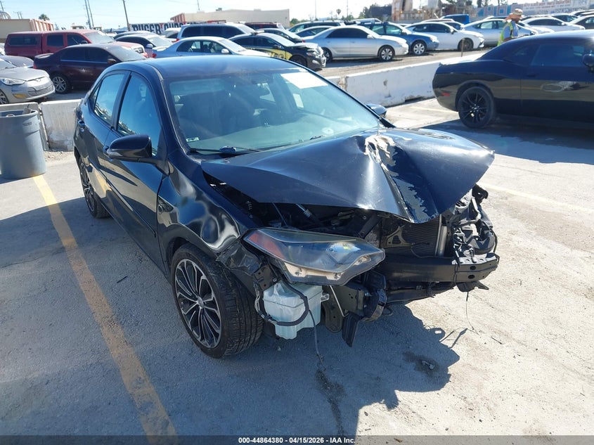 2016 Toyota Corolla VIN 5YFBURHE8GP477938 IAAI salvage auction — FRONT END, Salvage (California), sold $1,075 on 2026-07-22 (photo 1)