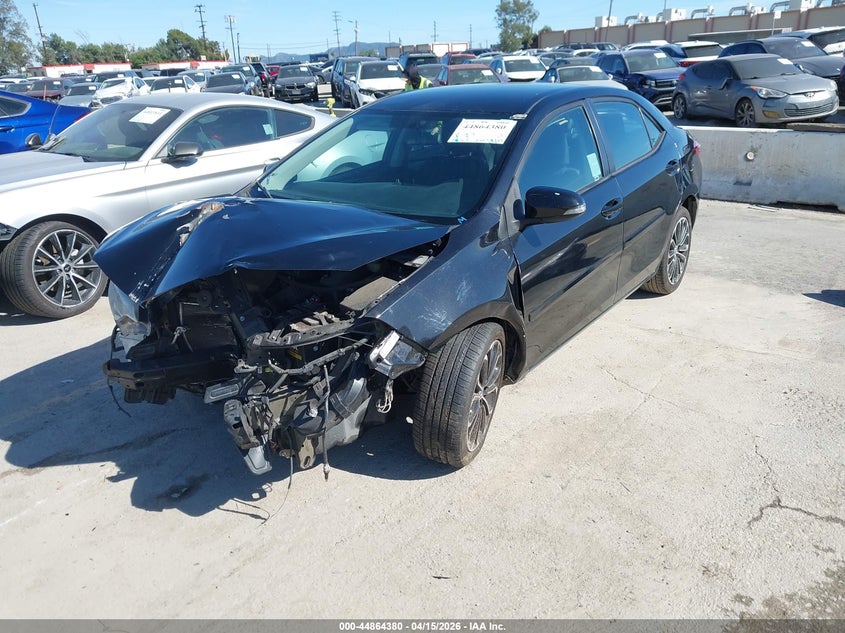2016 Toyota Corolla VIN 5YFBURHE8GP477938 IAAI salvage auction — FRONT END, Salvage (California), sold $1,075 on 2026-07-22 (photo 2)