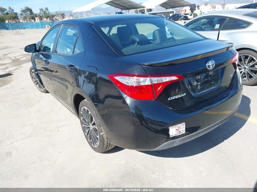 2016 Toyota Corolla VIN 5YFBURHE8GP477938 IAAI salvage auction — FRONT END, Salvage (California), sold $1,075 on 2026-07-22 (photo 3)