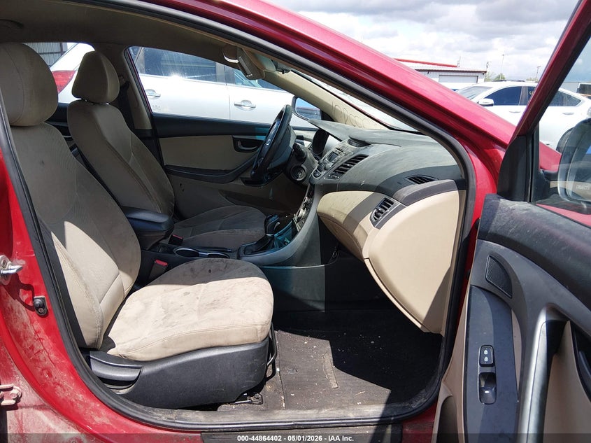 2016 Hyundai Elantra VIN KMHDH4AE7GU533831 IAAI salvage auction — FRONT END, Original (Ohio), sold $550 on 2026-07-15 (photo 5)