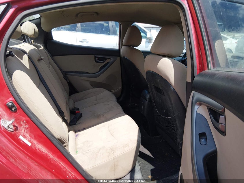 2016 Hyundai Elantra VIN KMHDH4AE7GU533831 IAAI salvage auction — FRONT END, Original (Ohio), sold $550 on 2026-07-15 (photo 8)