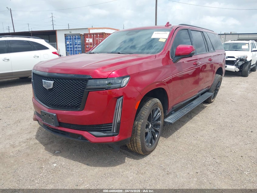 2022 Cadillac Escalade VIN 1GYS4RKL1NR126552 IAAI salvage auction — RIGHT SIDE, Original (Texas), sold $20,200 on 2026-07-29 (photo 2)