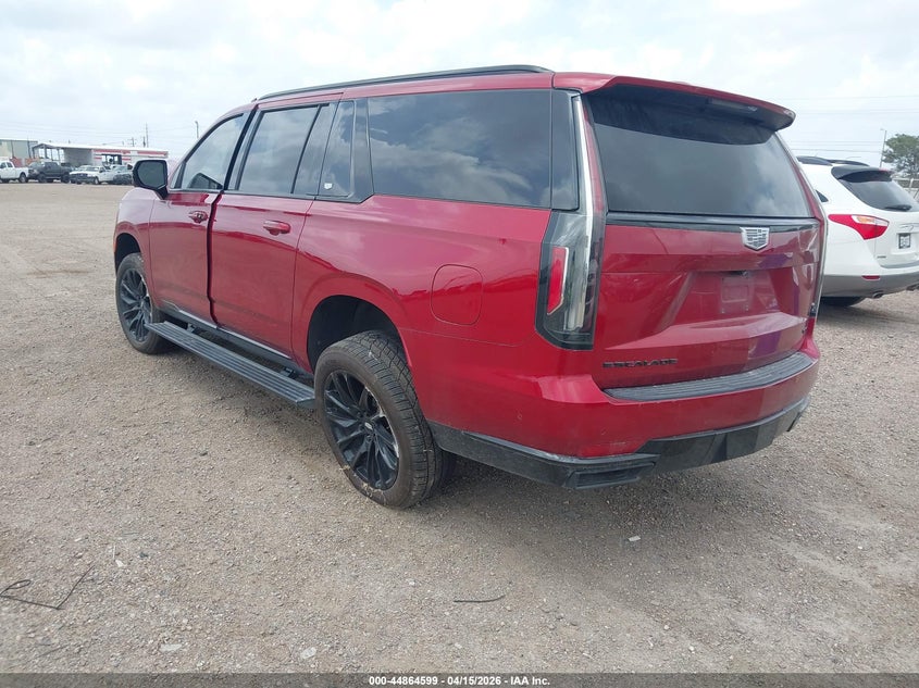 2022 Cadillac Escalade VIN 1GYS4RKL1NR126552 IAAI salvage auction — RIGHT SIDE, Original (Texas), sold $20,200 on 2026-07-29 (photo 3)