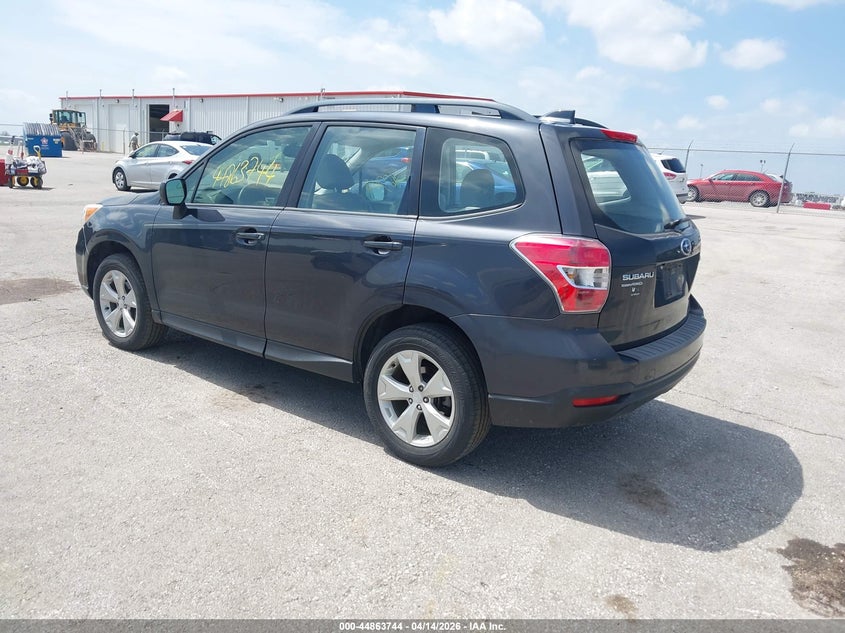 2016 Subaru Forester VIN JF2SJABC4GH522744 IAAI salvage auction — RIGHT SIDE, Salvage (Missouri), sold $625 on 2026-07-09 (photo 3)