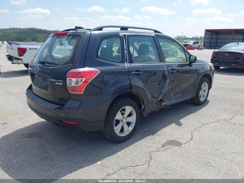 2016 Subaru Forester VIN JF2SJABC4GH522744 IAAI salvage auction — RIGHT SIDE, Salvage (Missouri), sold $625 on 2026-07-09 (photo 4)