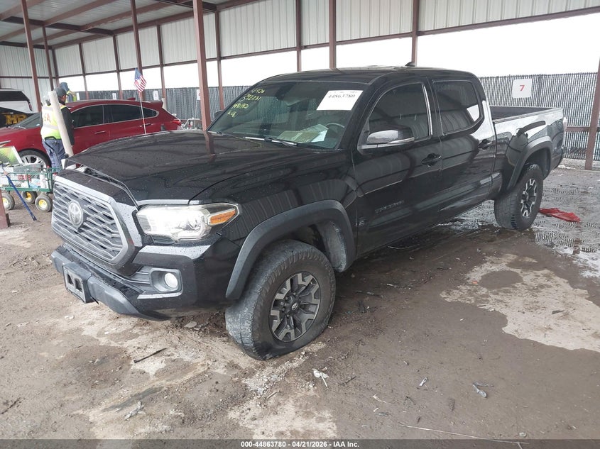 2020 Toyota Tacoma VIN 3TMDZ5BN9LM083166 IAAI salvage auction — RIGHT FRONT, Wait Title, sold $9,600 on 2026-07-05 (photo 2)