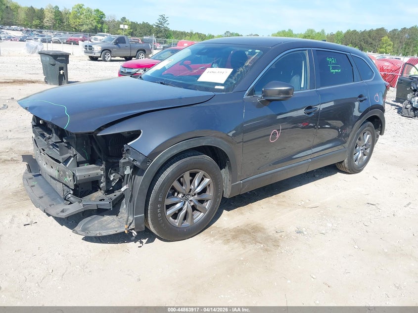 2018 Mazda Cx-9 VIN JM3TCABY8J0218256 IAAI salvage auction — FRONT & REAR, Salvage (Georgia), sold $1,300 on 2026-07-24 (photo 2)