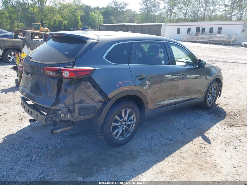 2018 Mazda Cx-9 VIN JM3TCABY8J0218256 IAAI salvage auction — FRONT & REAR, Salvage (Georgia), sold $1,300 on 2026-07-24 (photo 4)