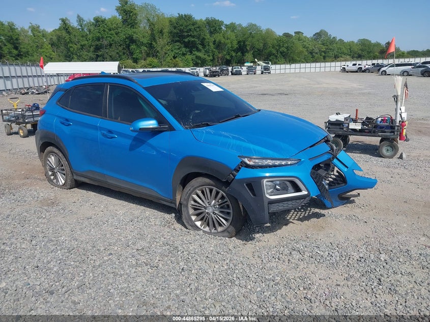 2019 Hyundai Kona VIN KM8K62AA1KU252633 IAAI salvage auction — FRONT END, Wait Title, sold $725 on 2026-07-20 (photo 1)