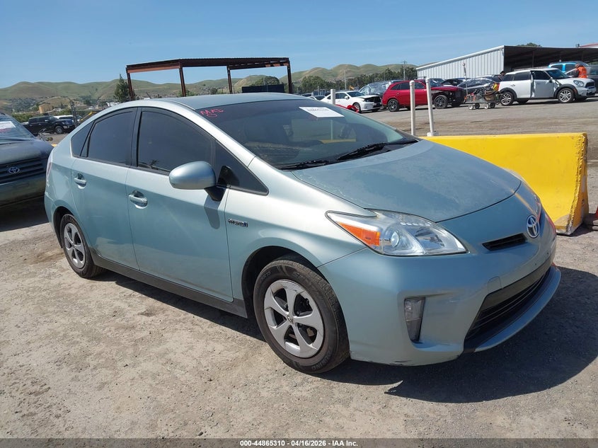 2013 Toyota Prius VIN JTDKN3DU1D1731755 IAAI salvage auction — LEFT REAR, Wait Title, sold $1,250 on 2026-07-23 (photo 1)
