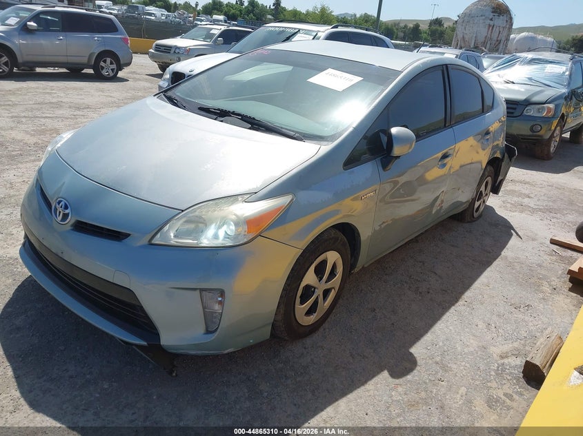 2013 Toyota Prius VIN JTDKN3DU1D1731755 IAAI salvage auction — LEFT REAR, Wait Title, sold $1,250 on 2026-07-23 (photo 2)
