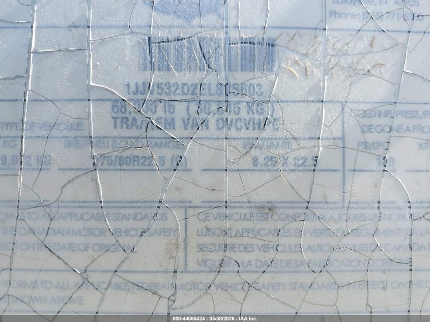 2014 Wabash national corp Unknown VIN 1JJV532D2EL805603 IAAI salvage auction — SUSPENSION, Original (Texas), sold $25 on 2026-07-20 (photo 9)