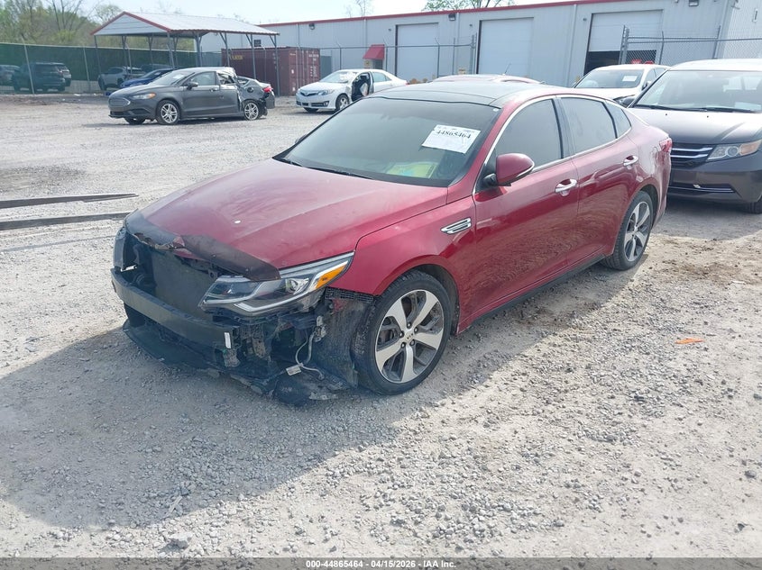 2019 Kia Optima VIN 5XXGT4L30KG361832 IAAI salvage auction — FRONT END, Wait Title, sold $1,100 on 2026-07-29 (photo 2)