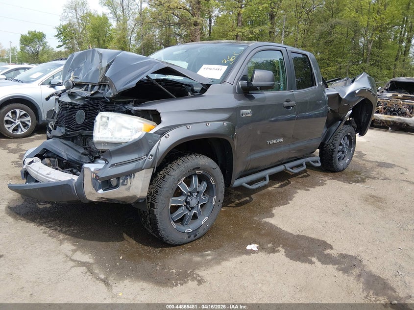 2016 Toyota Tundra VIN 5TFUW5F18GX554448 IAAI salvage auction — REAR END, Non-Repairable (Maryland), sold $3,350 on 2026-07-29 (photo 2)