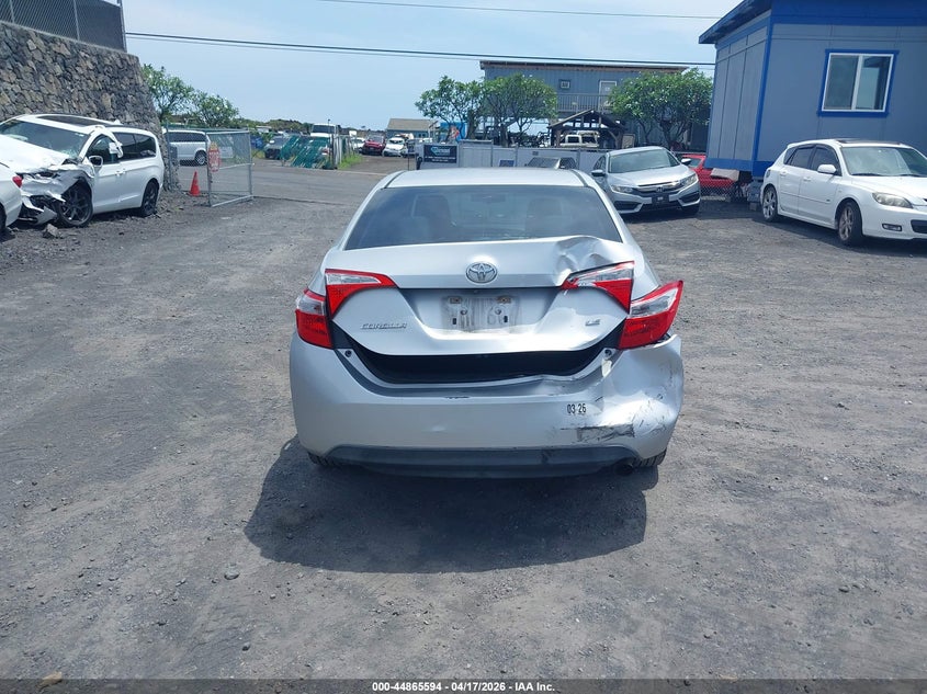 2015 Toyota Corolla VIN 5YFBURHE3FP197536 IAAI salvage auction — REAR END, Salvage (Hawaii), sold $450 on 2026-07-14 (photo 6)