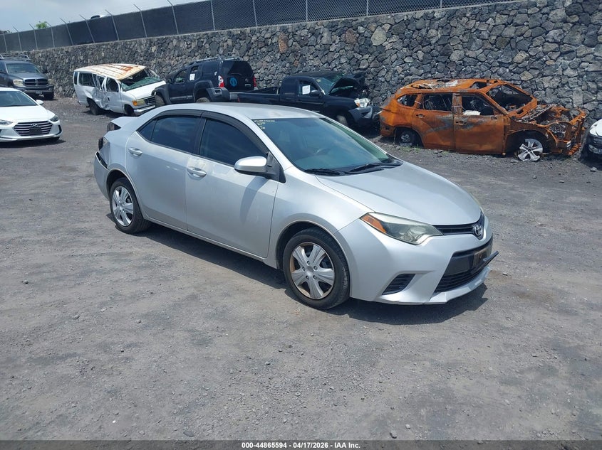 2015 Toyota Corolla VIN 5YFBURHE3FP197536 IAAI salvage auction — REAR END, Salvage (Hawaii), sold $450 on 2026-07-14 (photo 1)