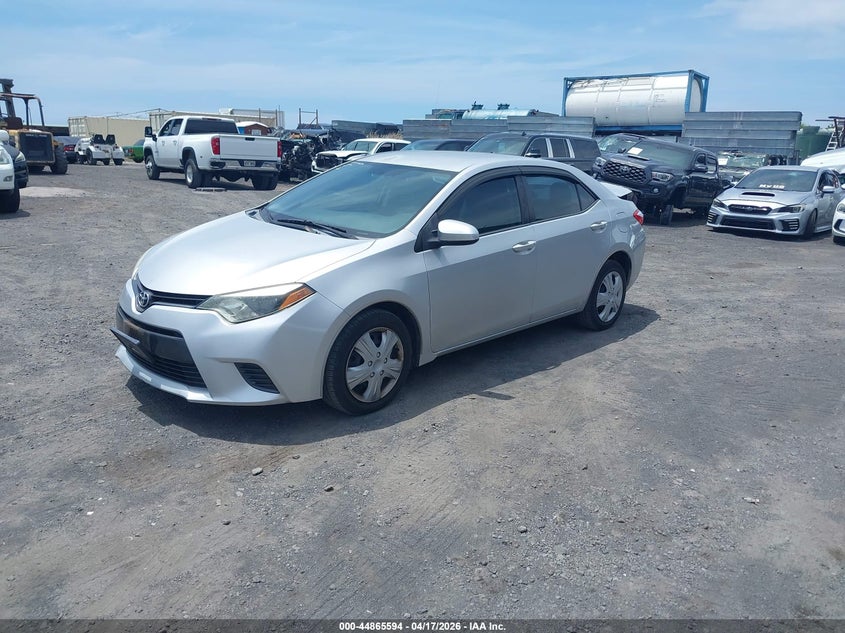 2015 Toyota Corolla VIN 5YFBURHE3FP197536 IAAI salvage auction — REAR END, Salvage (Hawaii), sold $450 on 2026-07-14 (photo 2)