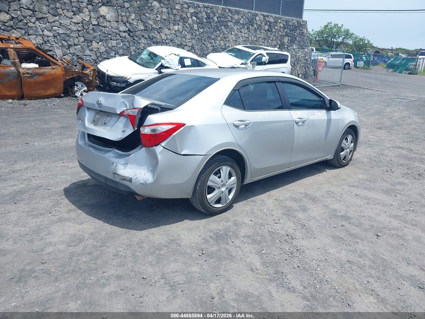 2015 Toyota Corolla VIN 5YFBURHE3FP197536 IAAI salvage auction — REAR END, Salvage (Hawaii), sold $450 on 2026-07-14 (photo 4)