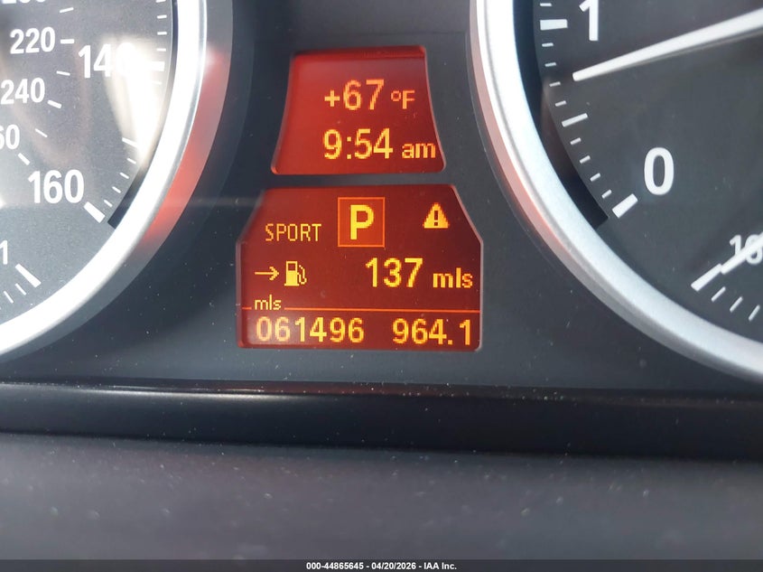 2010 BMW X6 VIN 5UXFG8C50ALZ94885 IAAI salvage auction — LEFT FRONT, Salvage (California), sold $3,725 on 2026-07-20 (photo 7)