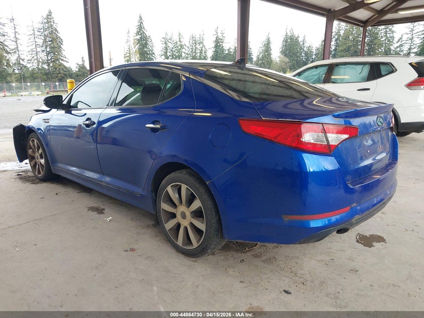 2012 Kia Optima VIN 5XXGR4A61CG080989 IAAI salvage auction — FRONT END, Wait Title, sold $450 on 2026-07-29 (photo 3)