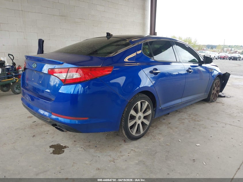 2012 Kia Optima VIN 5XXGR4A61CG080989 IAAI salvage auction — FRONT END, Wait Title, sold $450 on 2026-07-29 (photo 4)