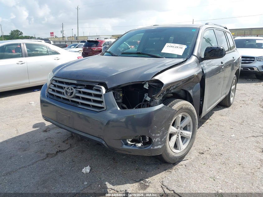 2010 Toyota Highlander VIN 5TDJK3EH2AS009876 IAAI salvage auction — LEFT FRONT, Original (Texas), sold $3,050 on 2026-07-15 (photo 6)