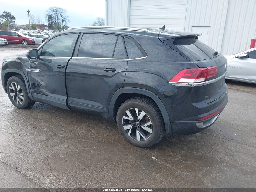 2021 Volkswagen Atlas cross sport VIN 1V2DC2CA3MC215268 IAAI salvage auction — LEFT SIDE, Salvage Title, sold $7,500 on 2026-07-28 (photo 3)