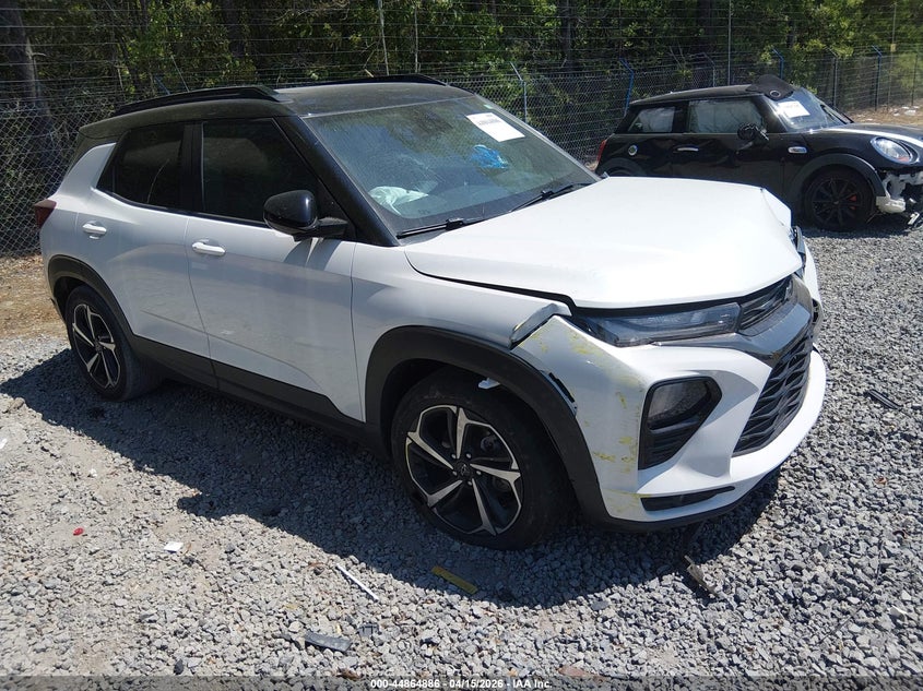 2022 Chevrolet Trailblazer VIN KL79MTSL9NB108615 IAAI salvage auction — FRONT END, Wait Title, sold $3,550 on 2026-07-07 (photo 1)
