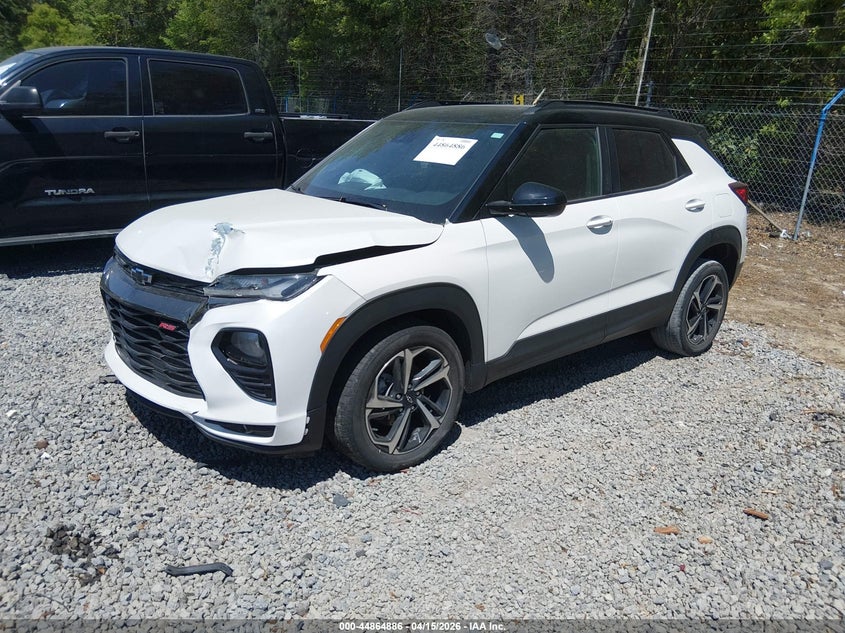 2022 Chevrolet Trailblazer VIN KL79MTSL9NB108615 IAAI salvage auction — FRONT END, Wait Title, sold $3,550 on 2026-07-07 (photo 2)