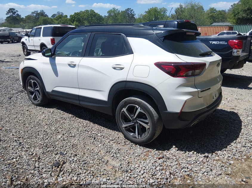 2022 Chevrolet Trailblazer VIN KL79MTSL9NB108615 IAAI salvage auction — FRONT END, Wait Title, sold $3,550 on 2026-07-07 (photo 3)