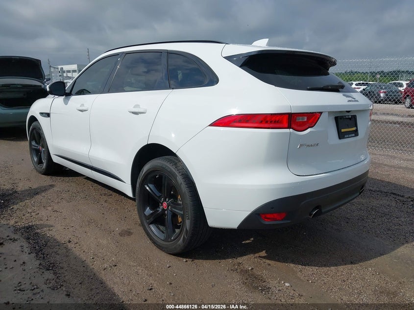 2019 Jaguar F-pace VIN SADCL2FX0KA392306 IAAI salvage auction — FRONT END, Clear (Oklahoma), sold $4,050 on 2026-07-07 (photo 3)