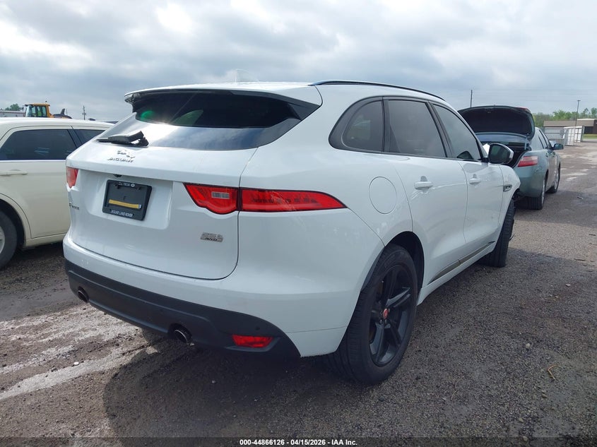 2019 Jaguar F-pace VIN SADCL2FX0KA392306 IAAI salvage auction — FRONT END, Clear (Oklahoma), sold $4,050 on 2026-07-07 (photo 4)