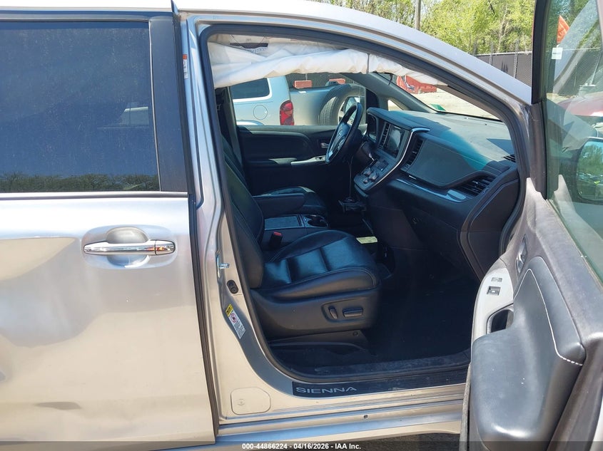 2016 Toyota Sienna VIN 5TDXK3DC9GS749935 IAAI salvage auction — RIGHT REAR, Clear (Kansas), sold $3,400 on 2026-07-15 (photo 5)