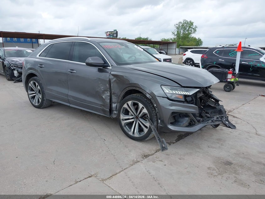 2019 Audi Q8 VIN WA1CVAF13KD014999 IAAI salvage auction — FRONT END, Wait Title, sold $8,800 on 2026-08-01 (photo 1)