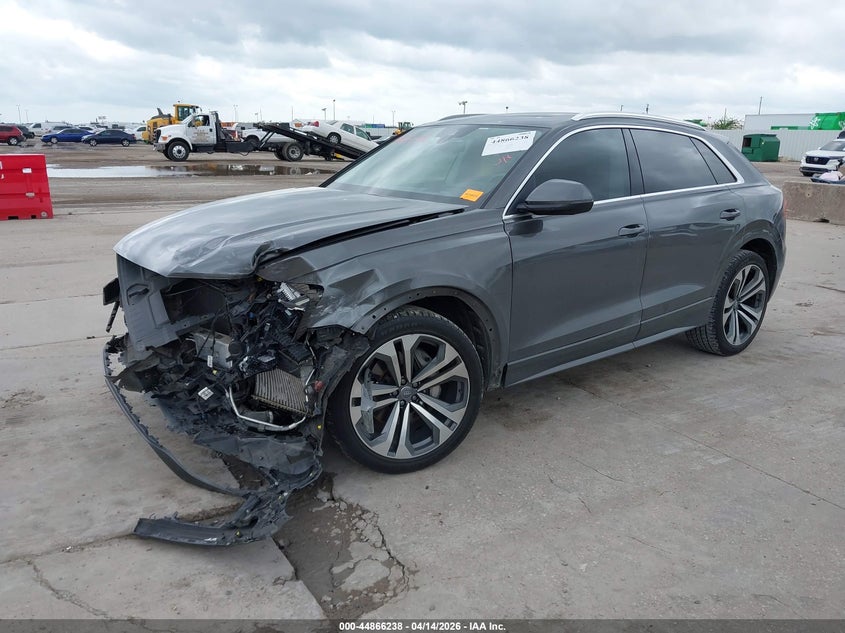 2019 Audi Q8 VIN WA1CVAF13KD014999 IAAI salvage auction — FRONT END, Wait Title, sold $8,800 on 2026-08-01 (photo 2)