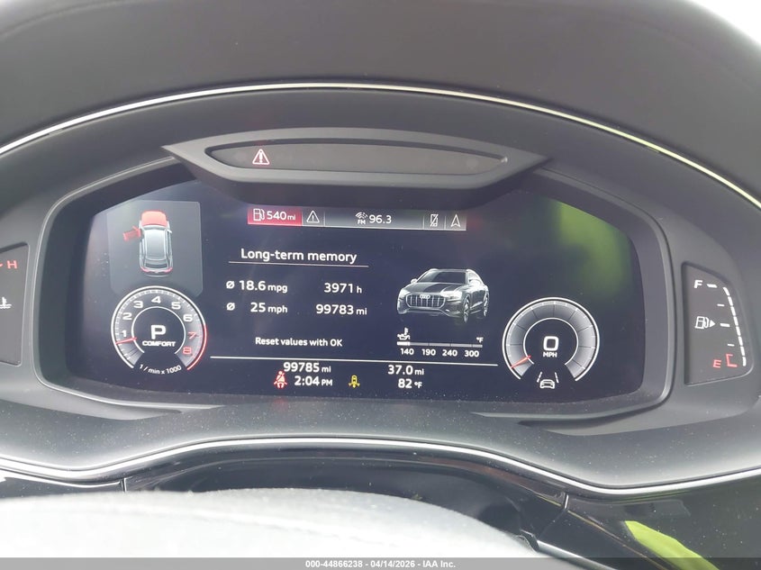 2019 Audi Q8 VIN WA1CVAF13KD014999 IAAI salvage auction — FRONT END, Wait Title, sold $8,800 on 2026-08-01 (photo 7)