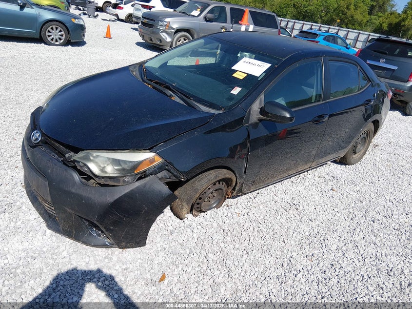 2014 Toyota Corolla VIN 5YFBURHE4EP117577 IAAI salvage auction — FRONT END, Salvage Title, sold $1,400 on 2026-07-09 (photo 2)