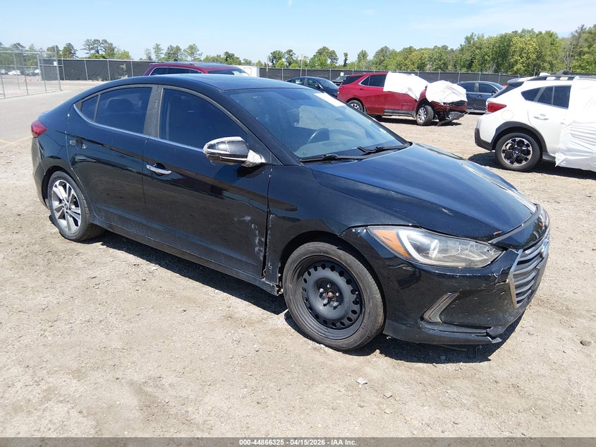 2017 Hyundai Elantra VIN KMHD84LFXHU289793 IAAI salvage auction — FRONT END, Wait Title, sold $525 on 2026-07-29 (photo 1)