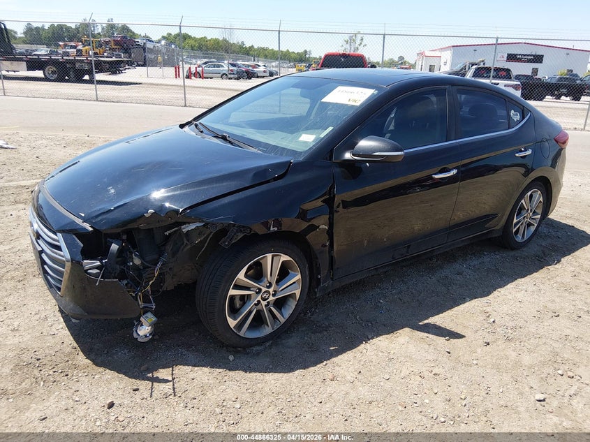 2017 Hyundai Elantra VIN KMHD84LFXHU289793 IAAI salvage auction — FRONT END, Wait Title, sold $525 on 2026-07-29 (photo 2)