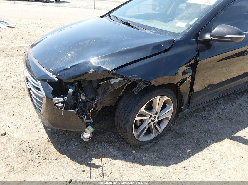 2017 Hyundai Elantra VIN KMHD84LFXHU289793 IAAI salvage auction — FRONT END, Wait Title, sold $525 on 2026-07-29 (photo 6)