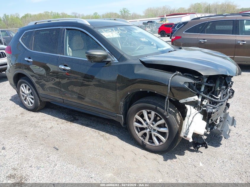 2017 Nissan Rogue VIN KNMAT2MV9HP601360 IAAI salvage auction — FRONT END, Salvage - Greater Than 75% (Maryland), sold $1,100 on 2026-07-20 (photo 1)