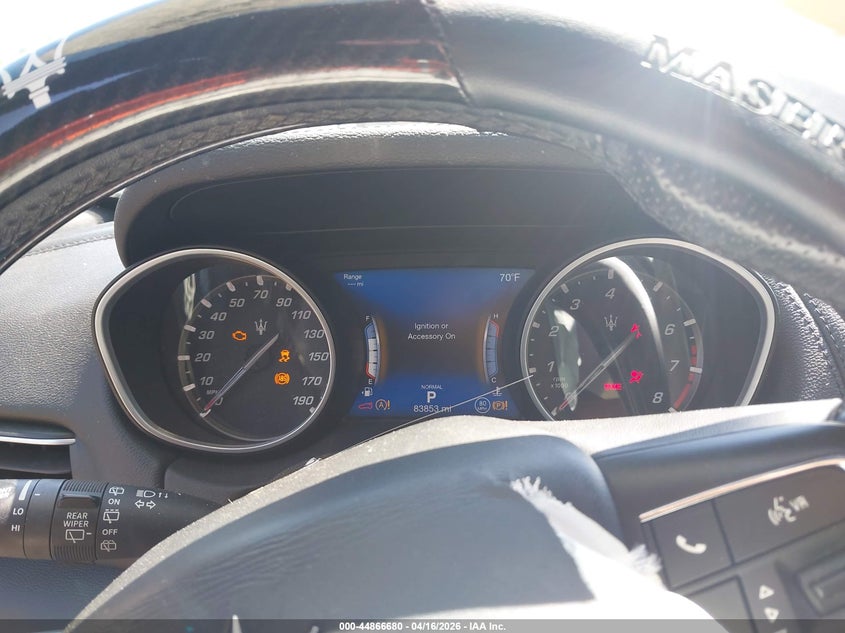 2020 Maserati Levante VIN ZN661YUA2LX344917 IAAI salvage auction — FRONT END, Wait Title, sold $6,300 on 2026-07-11 (photo 7)