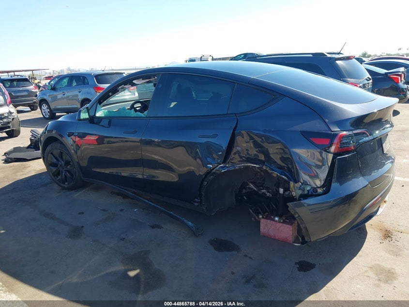 2024 Tesla Model y VIN 7SAYGDEE7RF163837 IAAI salvage auction — LEFT REAR, Wait Title, sold $10,925 on 2026-07-07 (photo 6)