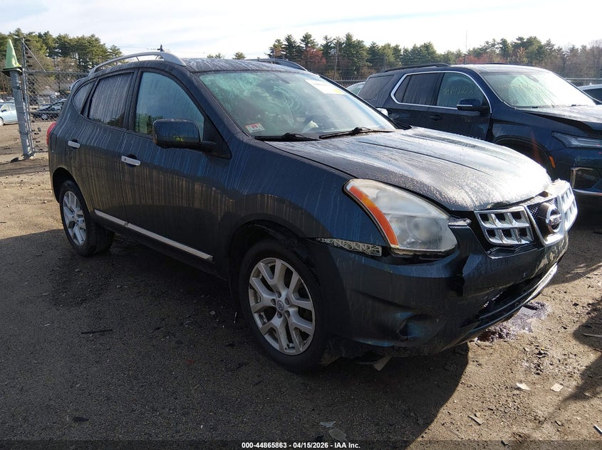 2013 Nissan Rogue VIN JN8AS5MV0DW111415 IAAI salvage auction — FRONT END, Salvage (Massachusetts), sold $425 on 2026-07-24 (photo 1)