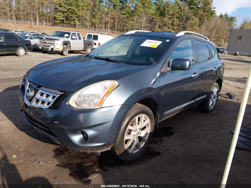2013 Nissan Rogue VIN JN8AS5MV0DW111415 IAAI salvage auction — FRONT END, Salvage (Massachusetts), sold $425 on 2026-07-24 (photo 2)